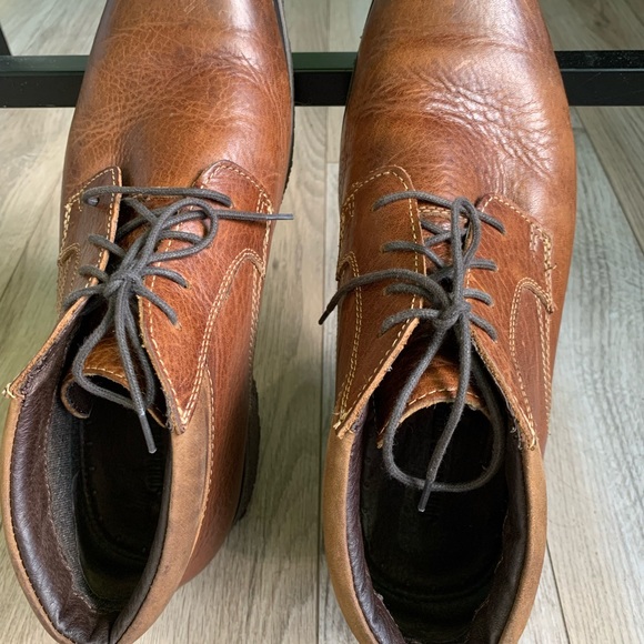 Rare Leather Johnston and Murphy Boots, size 9 1/2 - Picture 7 of 15